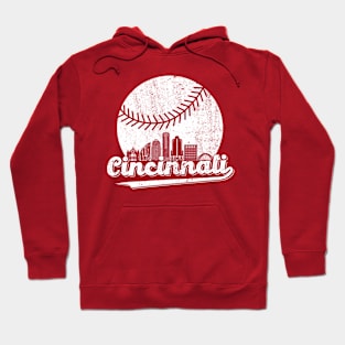 Vintage Cincinnati Baseball Hoodie